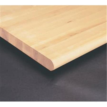 Betterbeds 30 x 72 in. Maple Saftey Edge Butcher Bench Top- Wood BE3674590